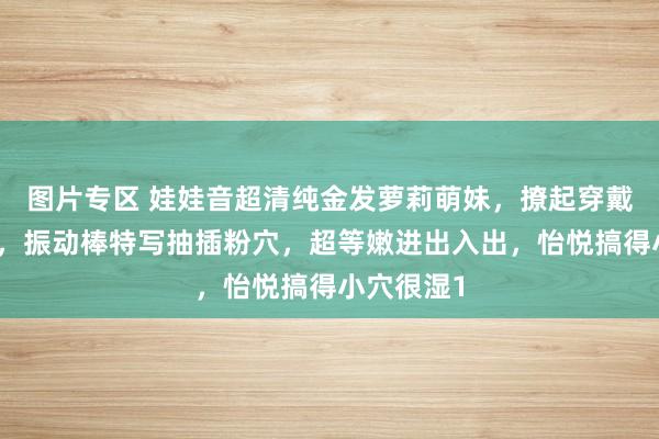 图片专区 娃娃音超清纯金发萝莉萌妹，撩起穿戴揉抓奶子，振动棒特写抽插粉穴，超等嫩进出入出，怡悦搞得小穴很湿1